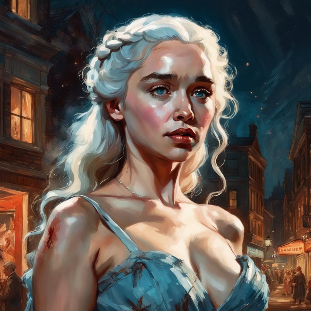 Glamorous Portrait Inspired by Pin-Up Art