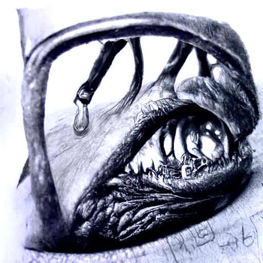 Hyperrealistic Pencil Sketch of Apocalyptic End