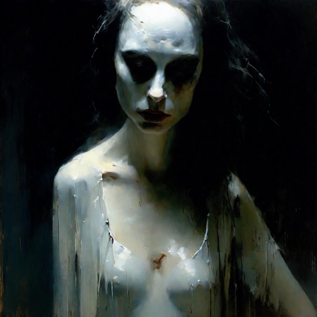 Demonic Marionette Puppet in Surreal Stopmotion Style