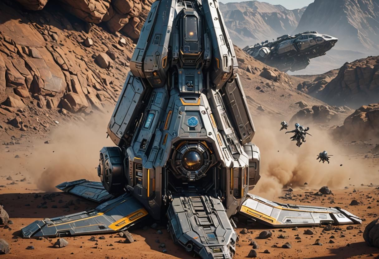 US Space Force Drop Pod Concept Art