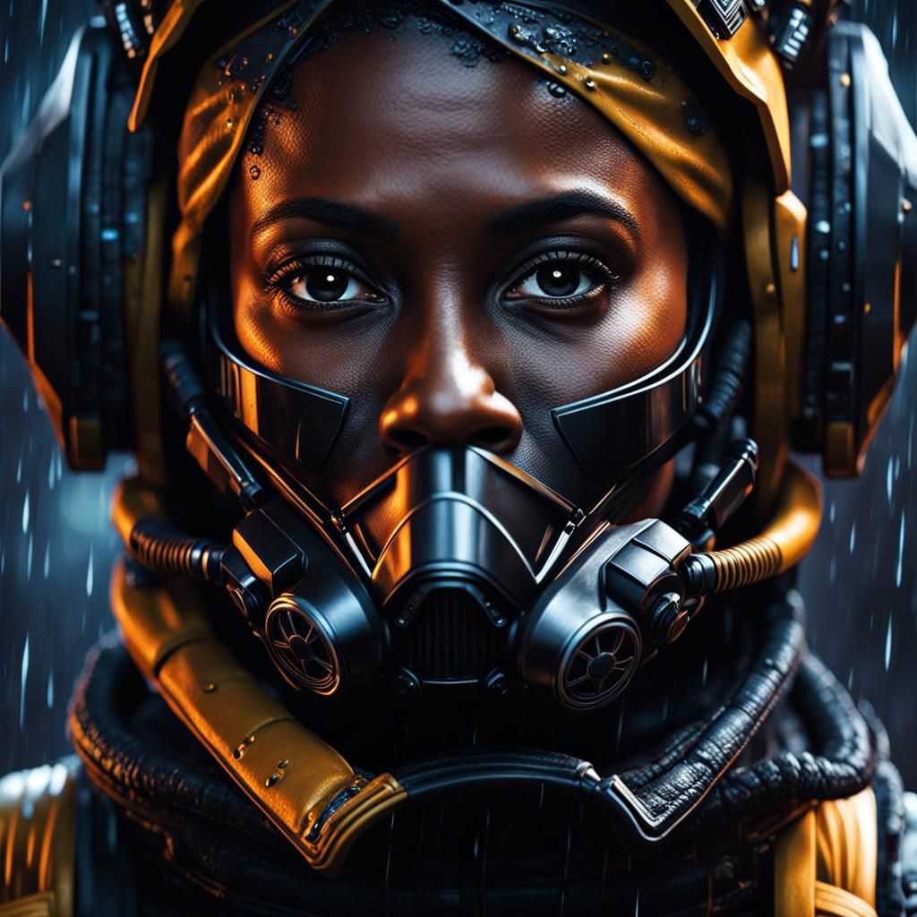 Ghanaian Star Wars Pilot in the Mud