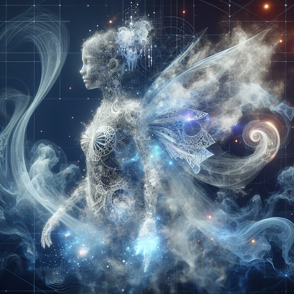 Image: Fantasy, Hologram: "Floating Angel."   /4