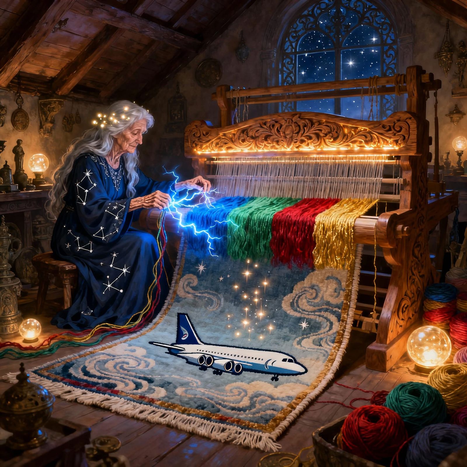 Weaving a magic flying carpet