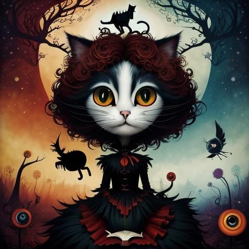 Cat-Girl Reads: A Gothic-Punk Fairytale Scene