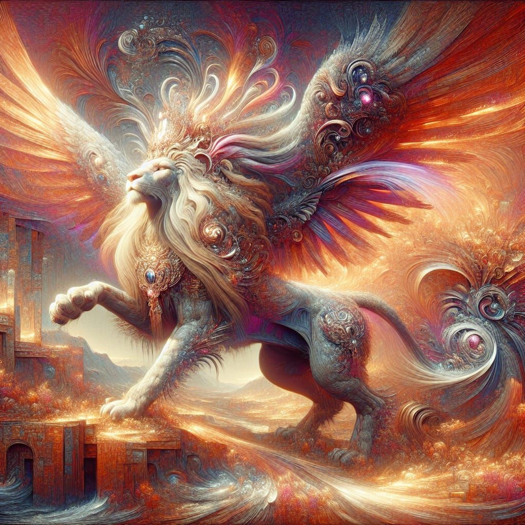 Sekhmet: Lioness Goddess of War in Matte Painting