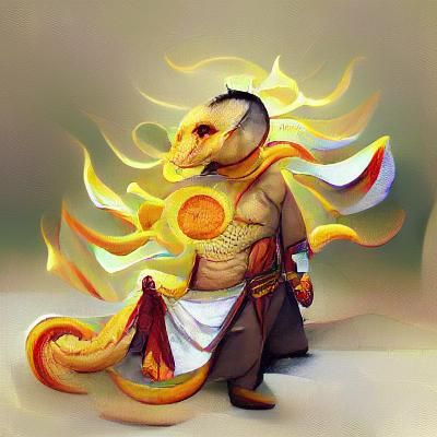 Dragon Monk in Sunlight
