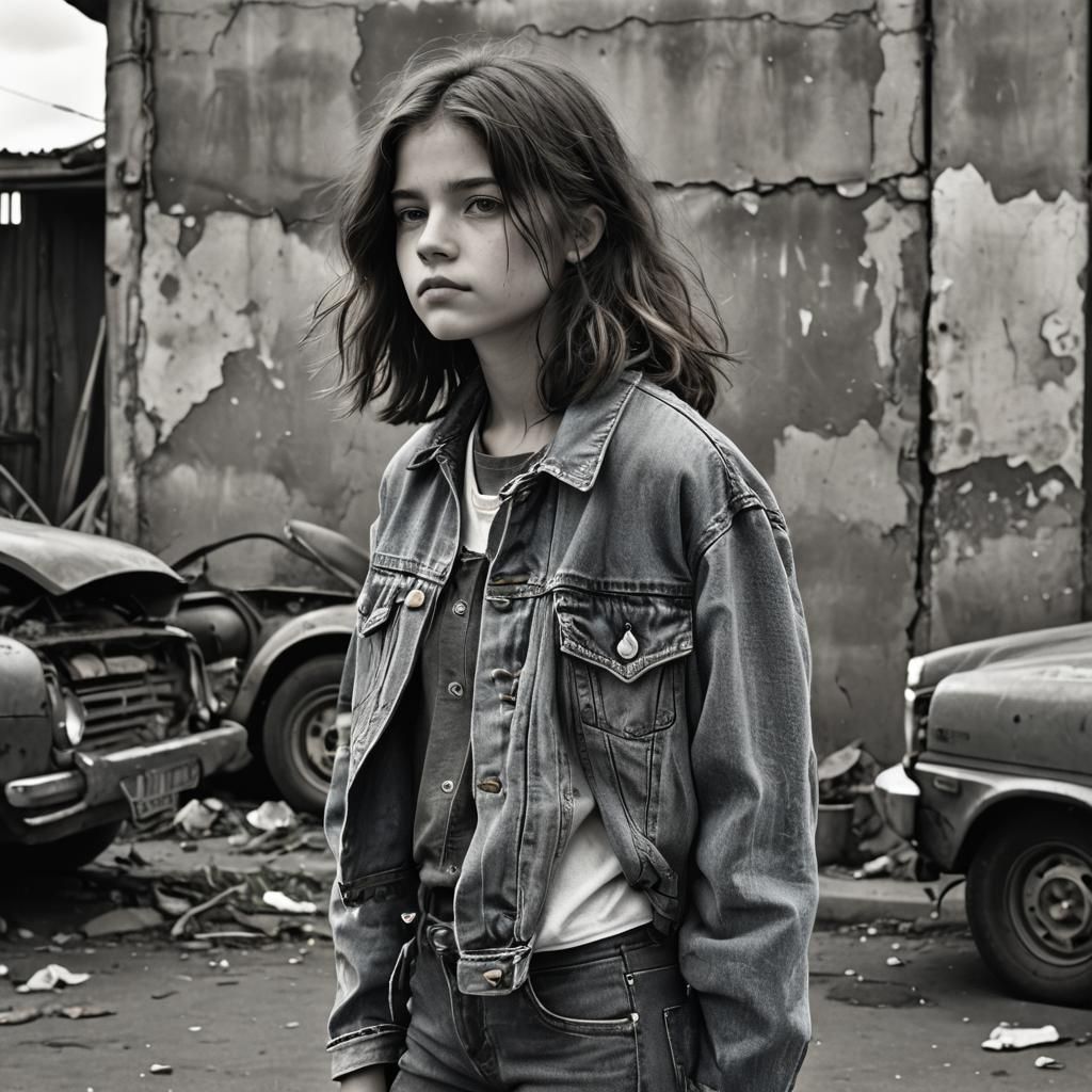 Dystopian Hope: Portrait of a Young Woman