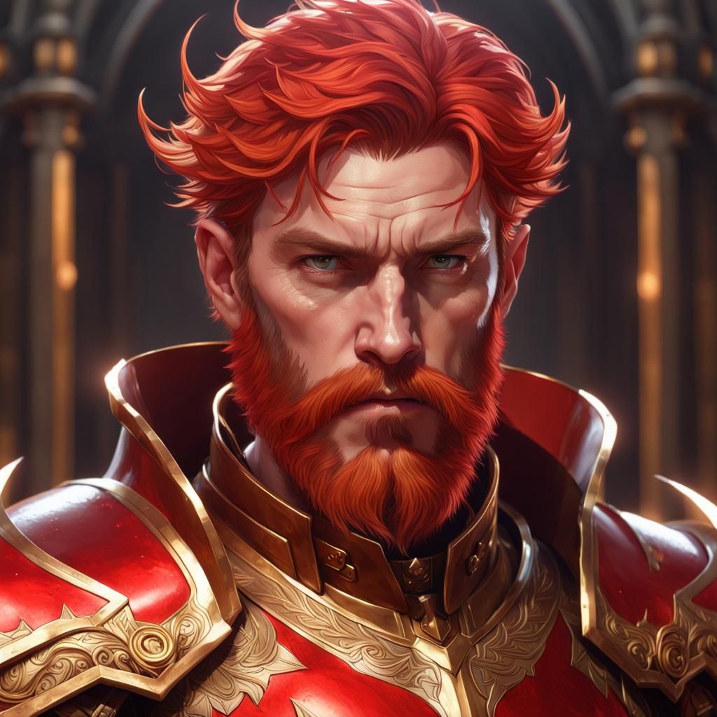 Underworld King Portrait in Hyperdetailed Style