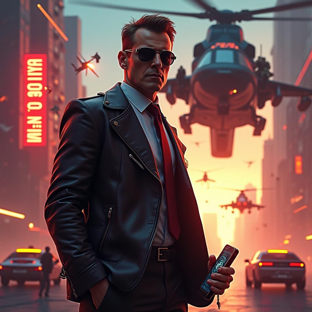 Cyber Warfare Spy Movie Poster: No Time to Die