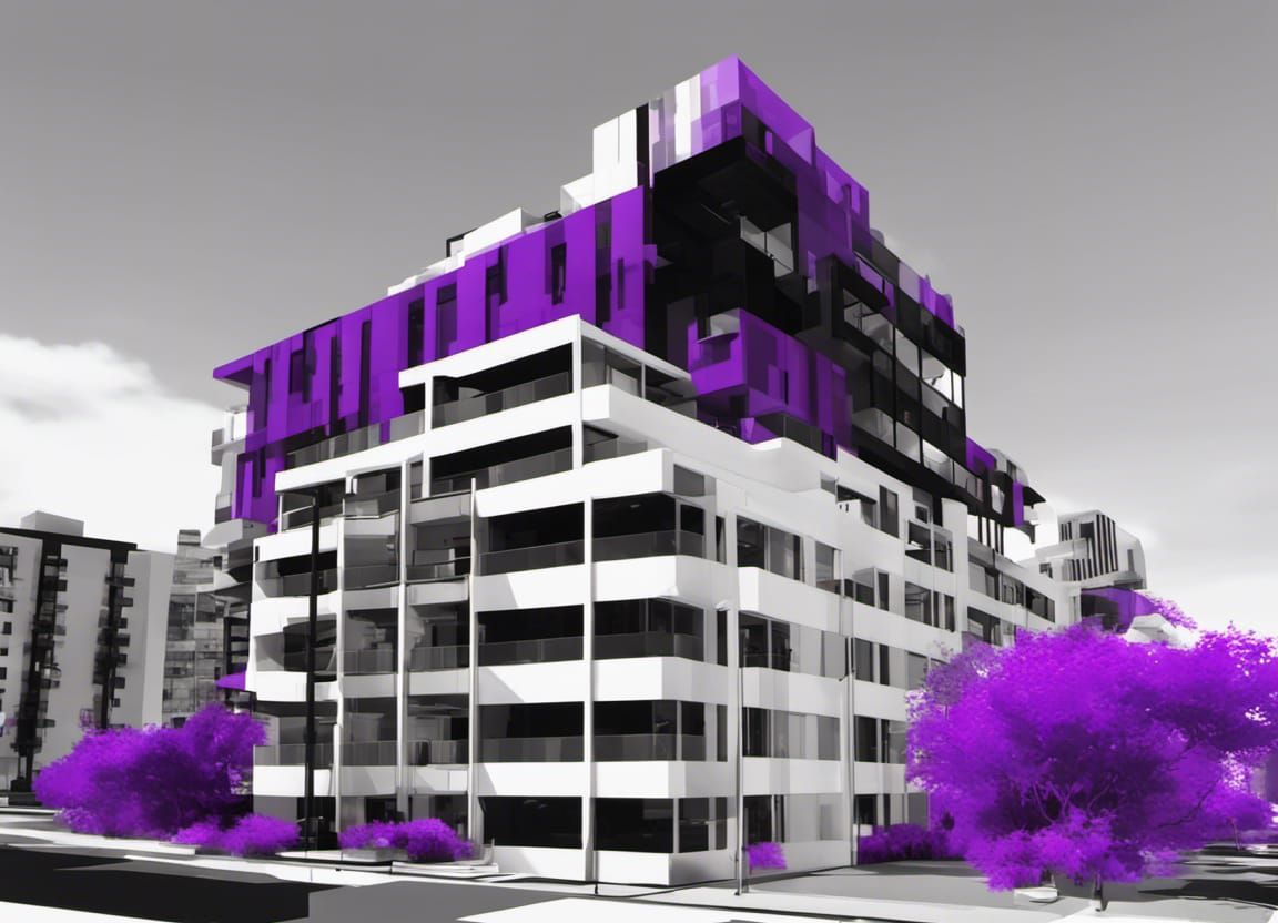 Mirror's Edge Inspired Abstract Modern Scene