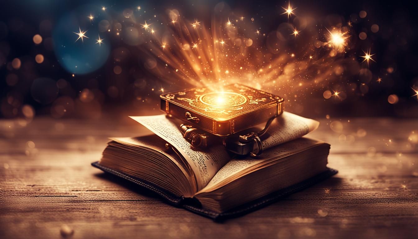 Powerful Magician Conjuring Miracles in Digital Graphics