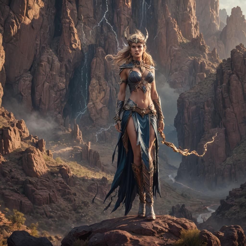 Goddess of Thunder in Superstition Mountains