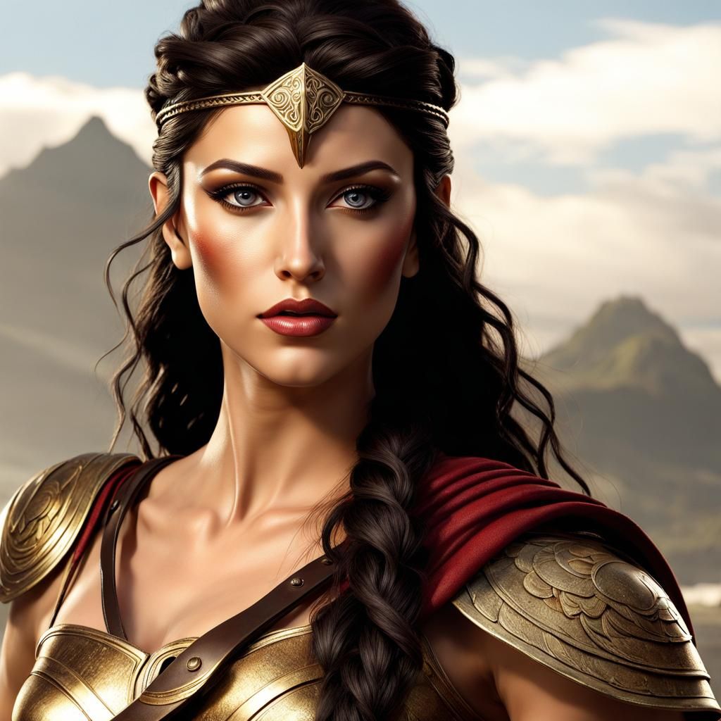 Amazon Warrior in Greek Myth: Ultra Realistic HD