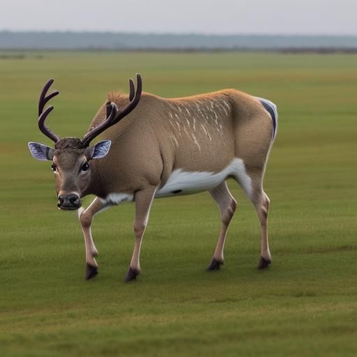 Ox Deer Hybrid Image