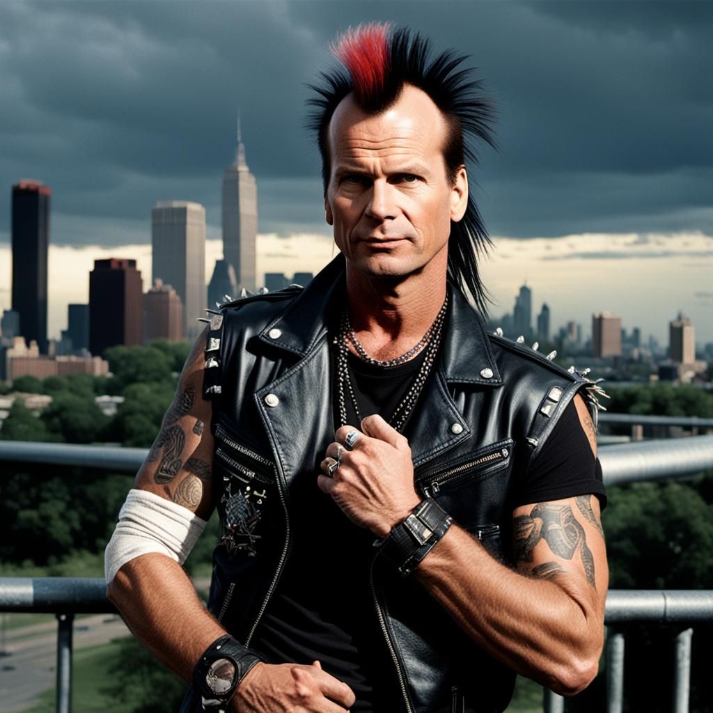 Bill Paxton as Punk Rocker in Cityscape