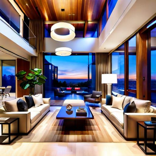 Detailed Floor Plans for a Large Two-Story House