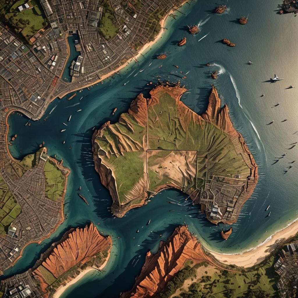 Hyperrealistic Australia in High Definition