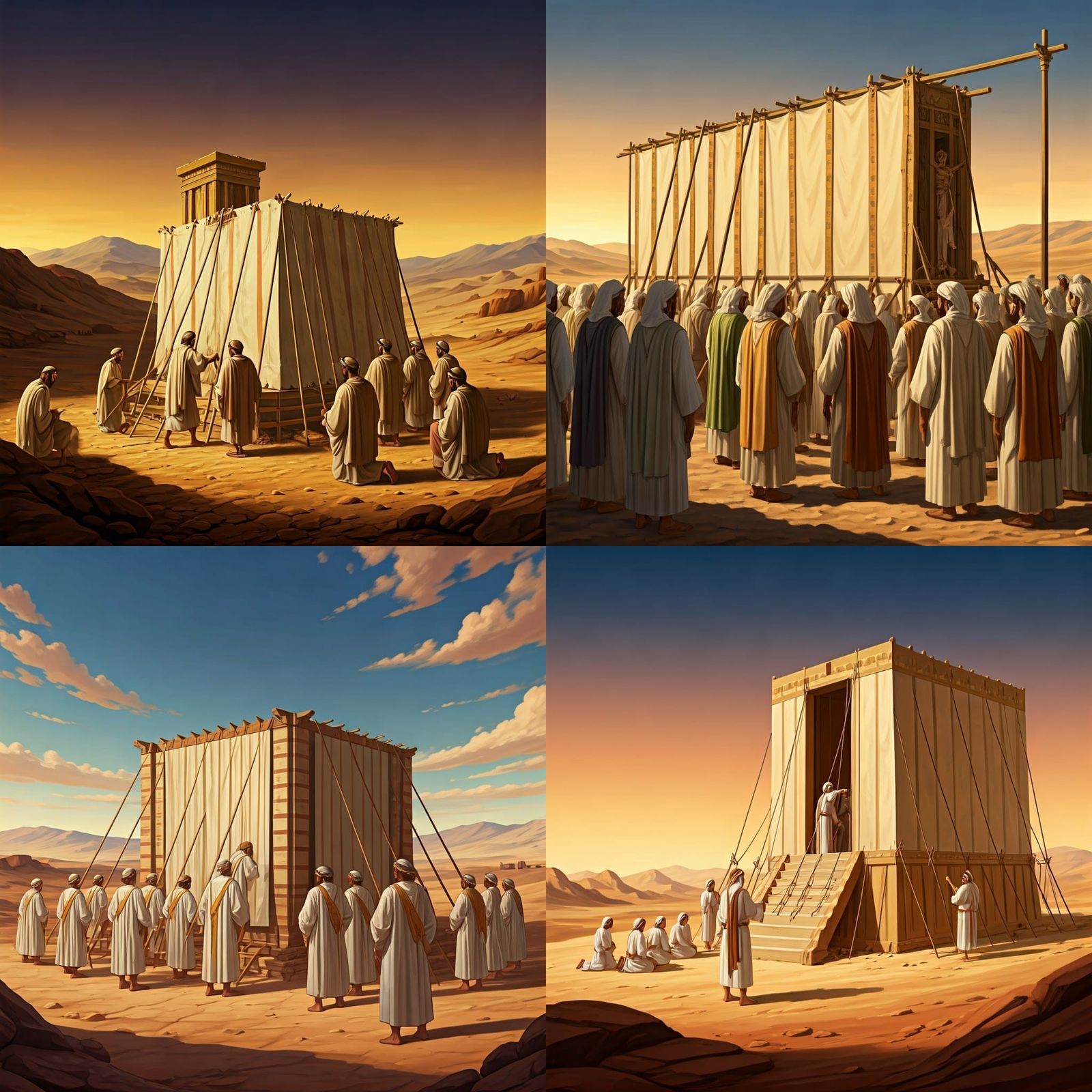 Ancient Desert Temple Unfolds in the Wilderness