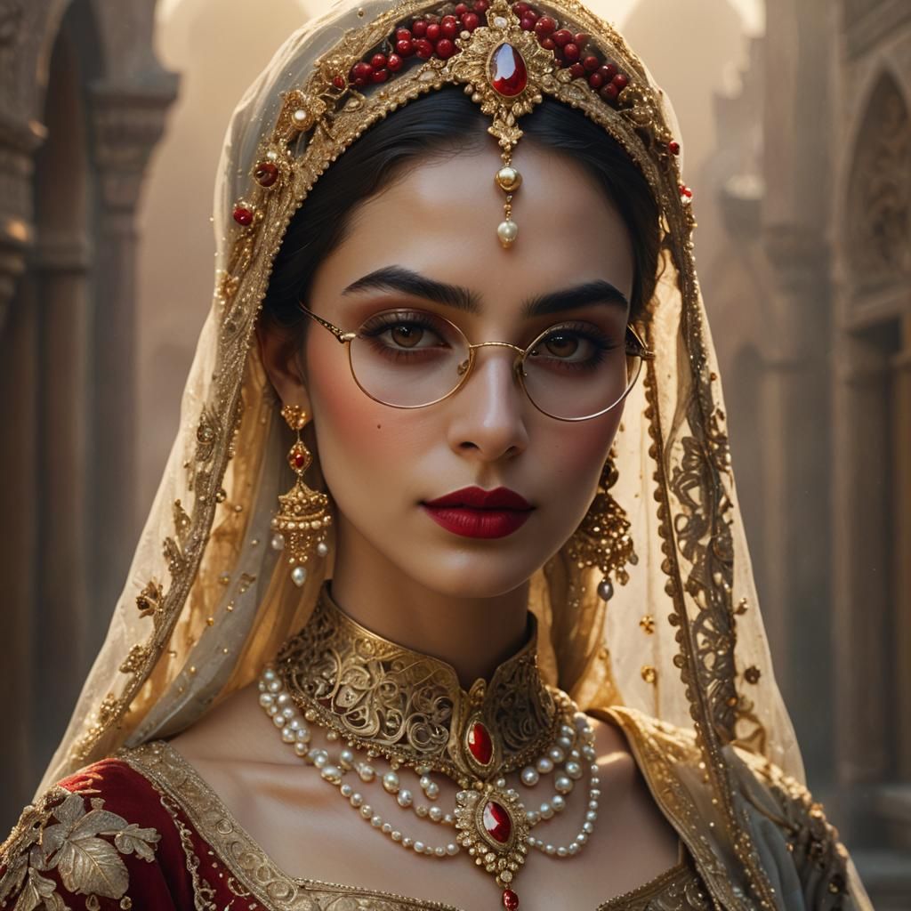 Young Countess Portrait with Pearls and Gold