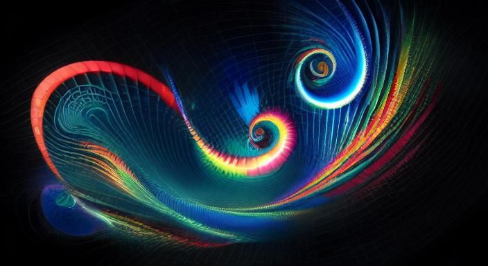 Opalescent Pearl Swallowed by Black Hole with Dragons