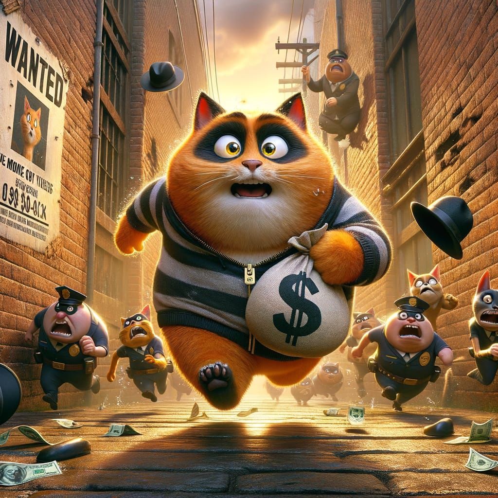 Chaos in the City: Feline Thief Bilo on the Run