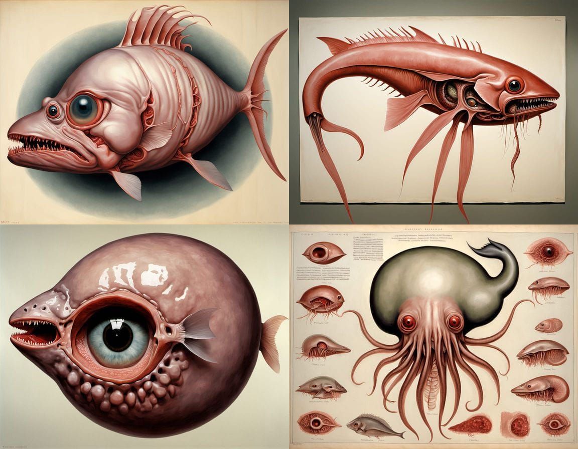 Barbaric Vivisection Horror: Mutant Organism Art