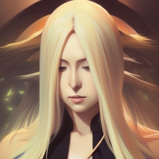 Anime Tsunade Portrait in Hyperdetailed Style