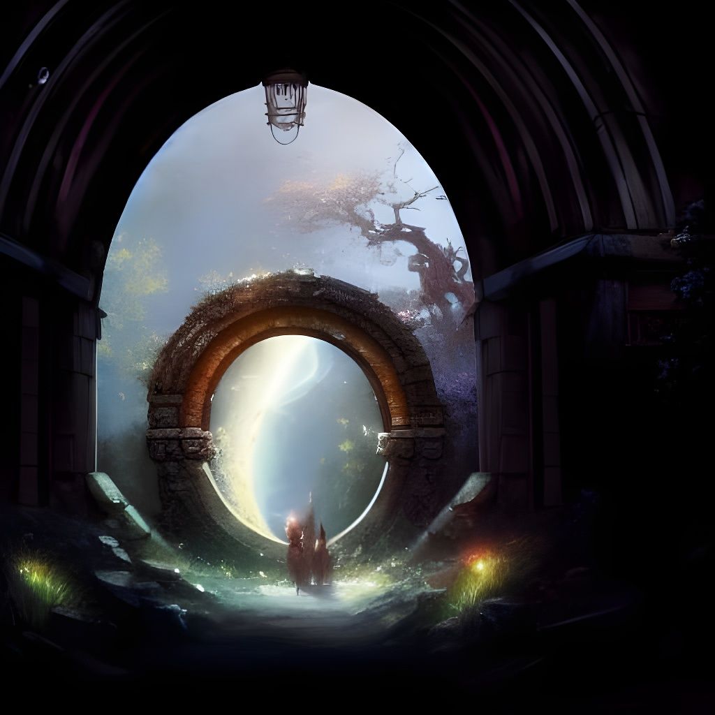 Epic Tsunami Waves Crashing Through Ancient Temple