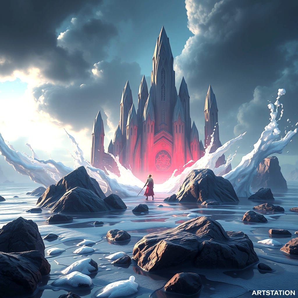 Fantastical Spilled Milk Concept Art