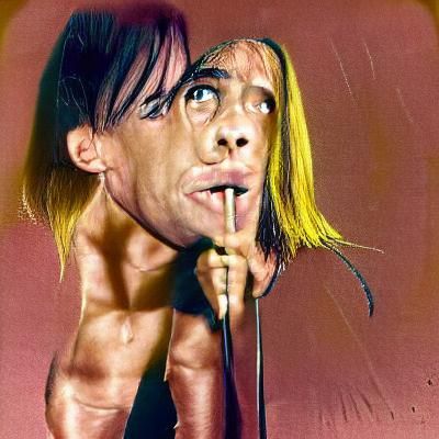 AI Image of Iggy Pop
