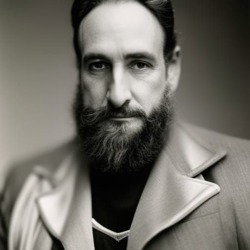 Shakespeare Portrait in Classic Film Photography Style