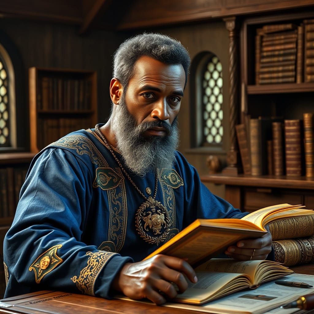 A Renaissance Scholar at Work in Ancient Script