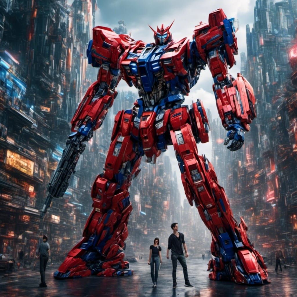 Optimus Prime: Giant Robot in 8K HDR