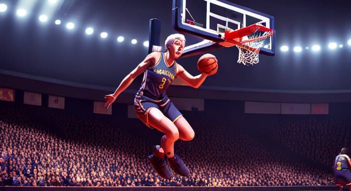 Sister Jean Dunks: 3D Rendered for IMAX
