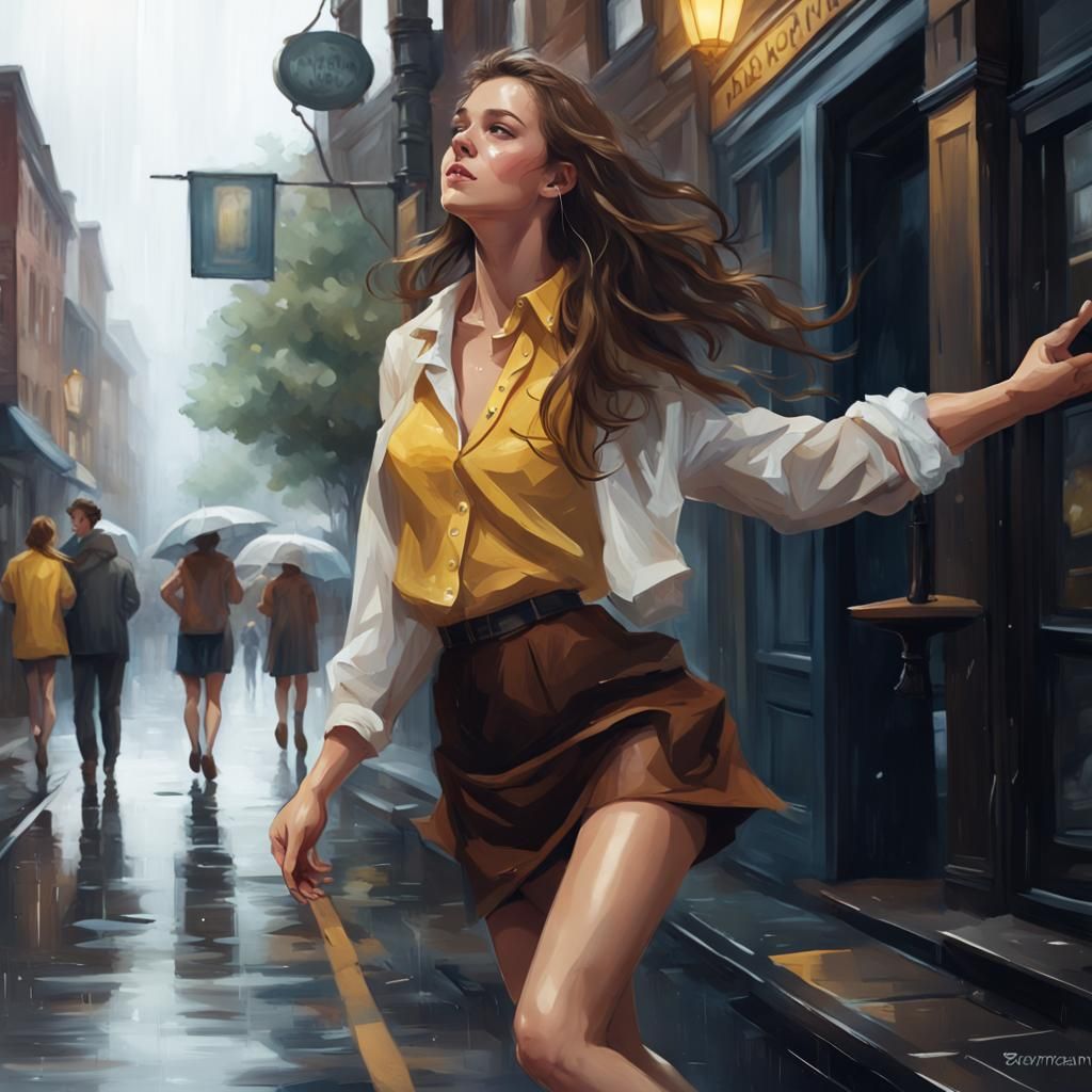 Dancing in the Rain: Digital Street Scene