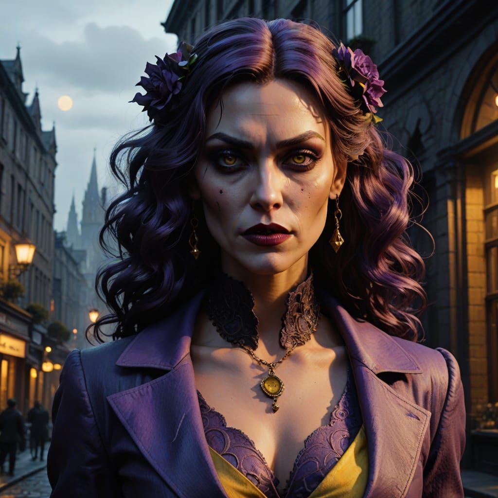 Dr. Jekyll to Mrs. Hyde Transformation in Dark Fantasy Art