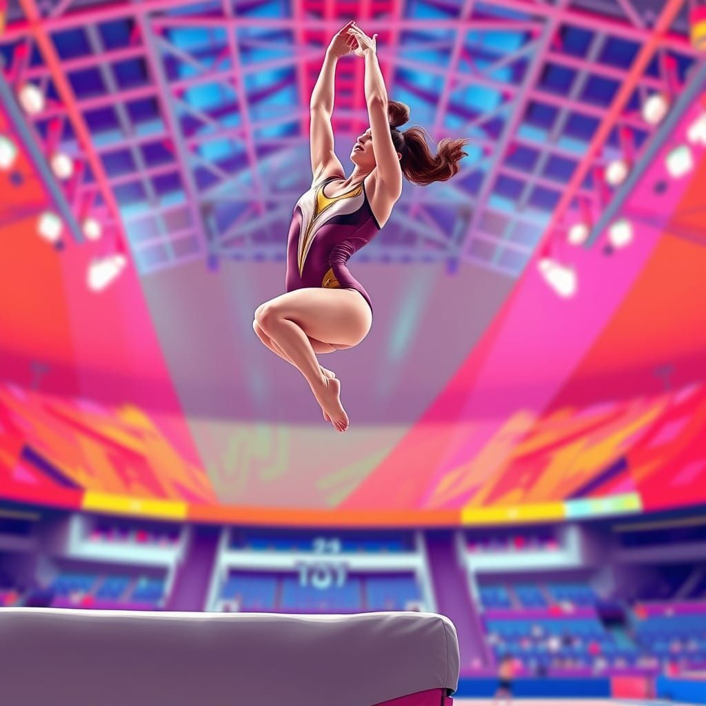 Gymnast's Vault: Looney Tunes Meets Ash Thorp