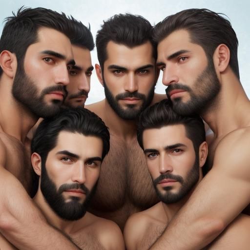 Six Bearded Men: A Professional Portrait