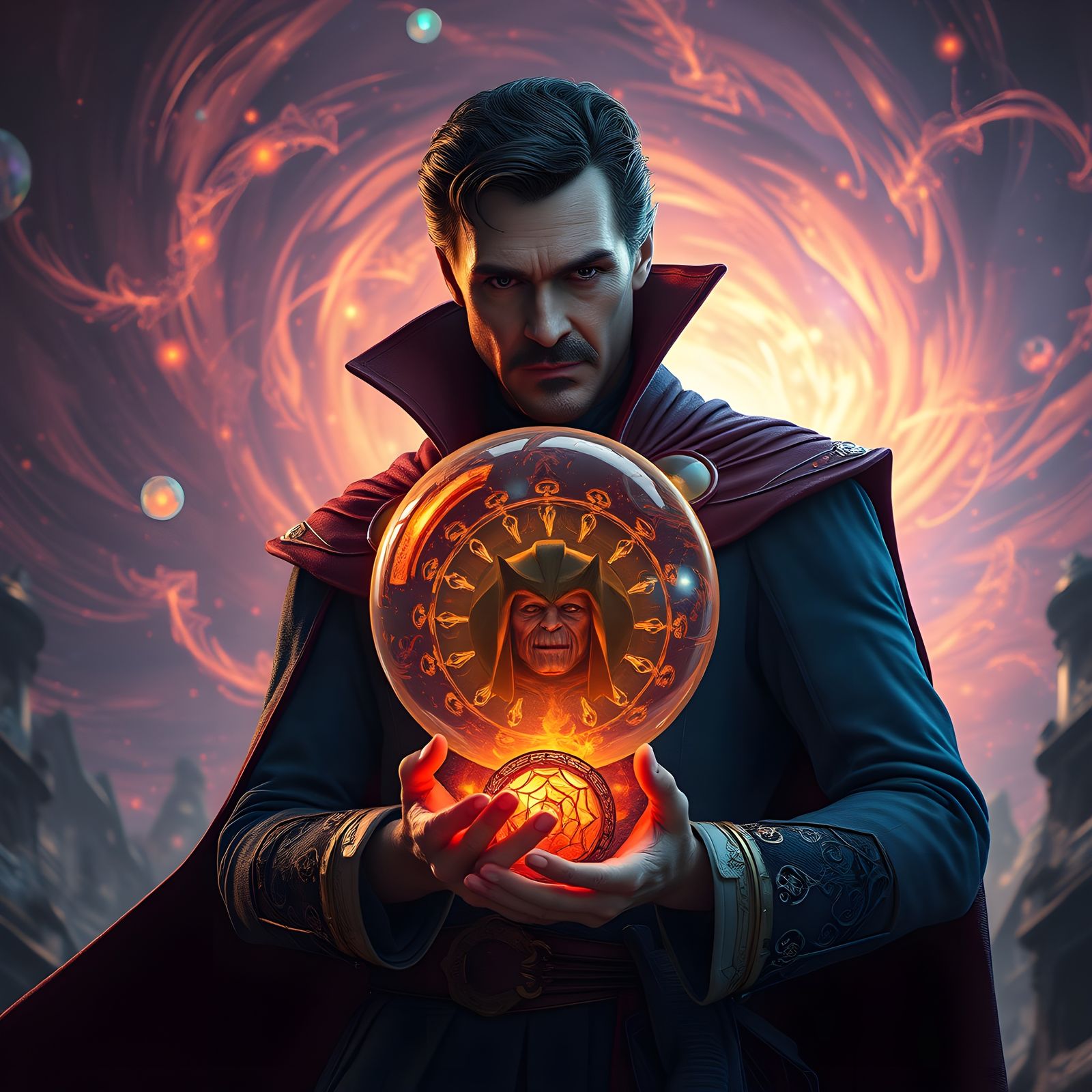 Doctor Strange Multiverse Glass Ball Concept Art