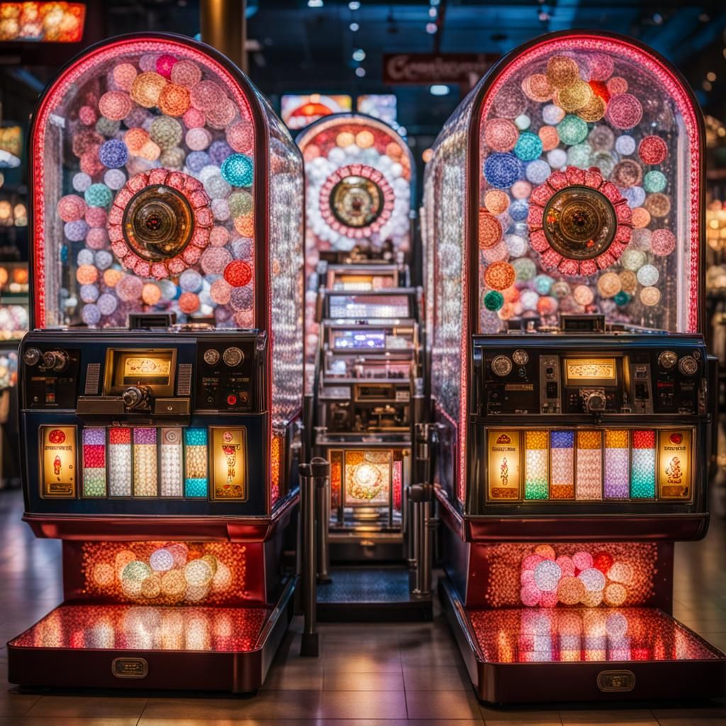 Crystal Clear Pachinko Machine Photo