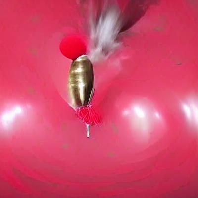 Balloon Bursting in Super Slow Motion