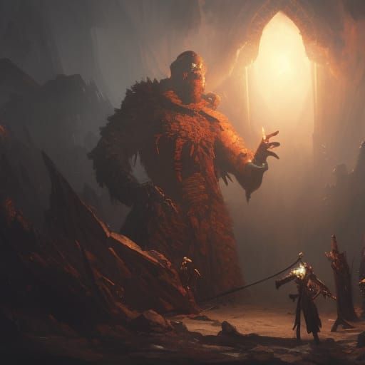 Dark Fantasy Dungeons and Dragons Concept Art
