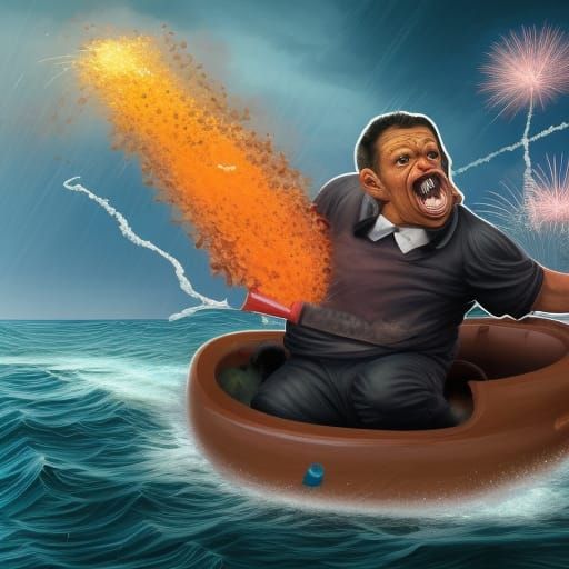 Bugbear Dentist Plays Soccer During Tidal Wave