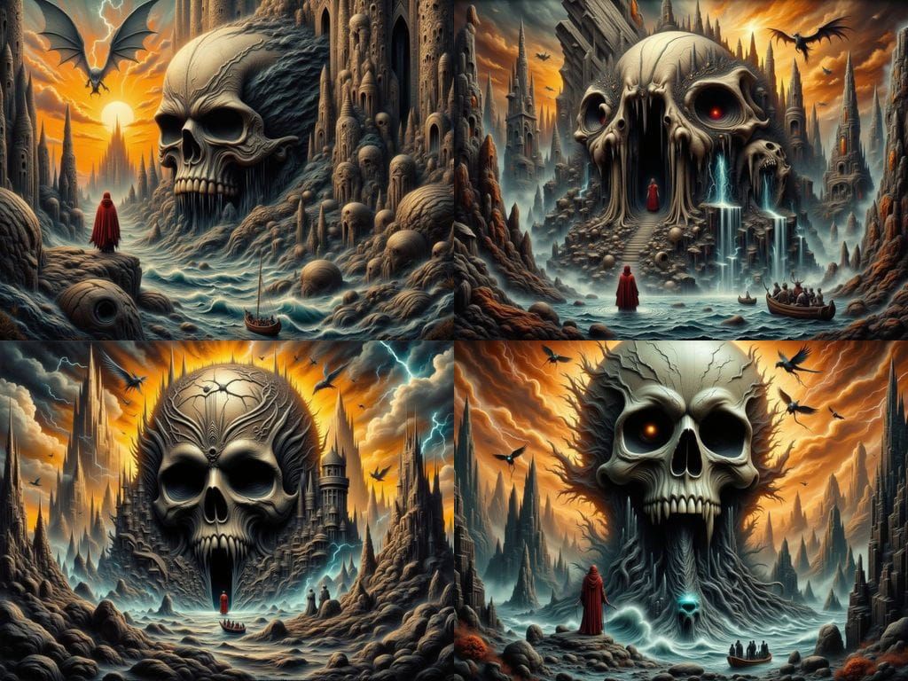 <lora:MixedMedia:1.0> <lora:Fancy Skull Flux:1.0> <lora:Burt...