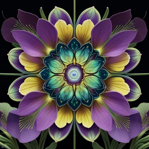 Surreal Botanical Wonders in a Futuristic Martian Landscape