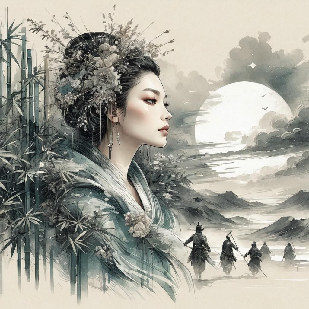 Ethereal Princess Kaguya Portrait