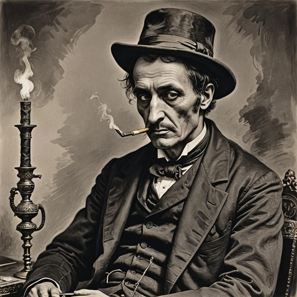 It's Boredom!—eye brimming with an involuntary tear
He dream...