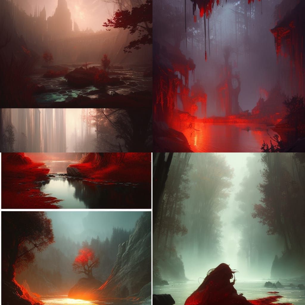 Red Creek: Dark Fantasy Concept Art