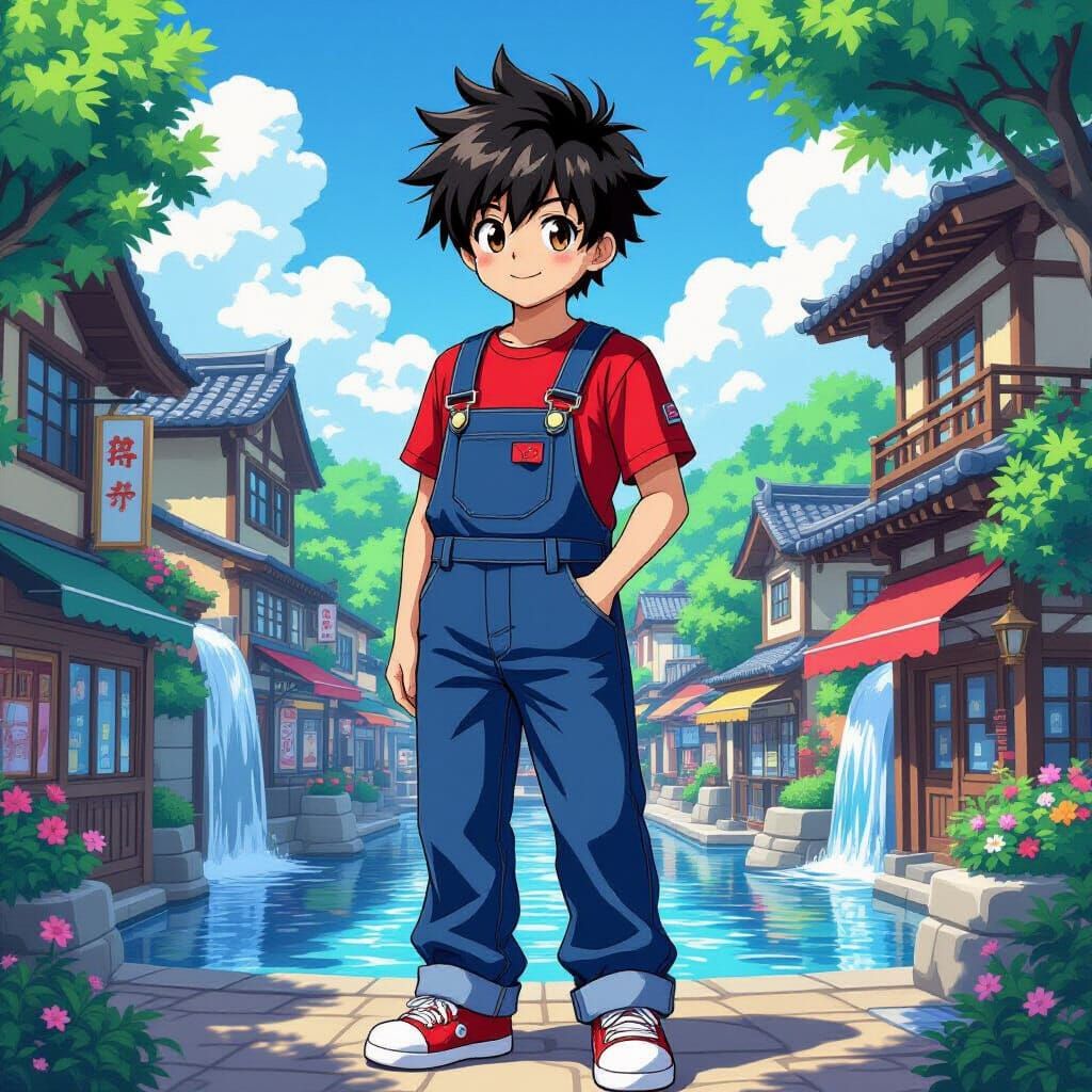 Otaku Man in Super Nintendo Land: Anime Style