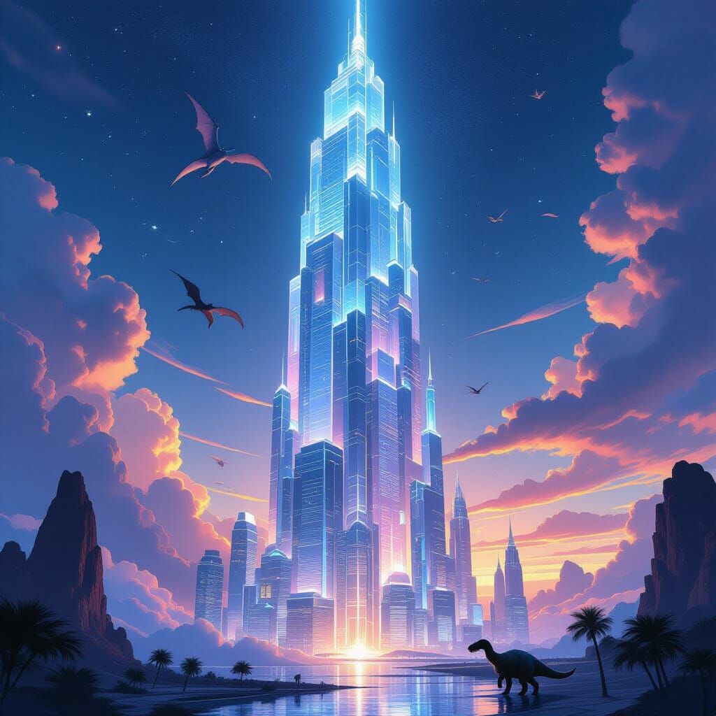Infinite Tower: Eras from Dinosaurs to Future